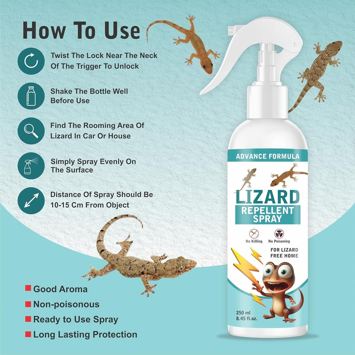 Lizard Repellent Spray 250ML